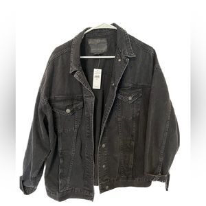 American eagle black denim jacket